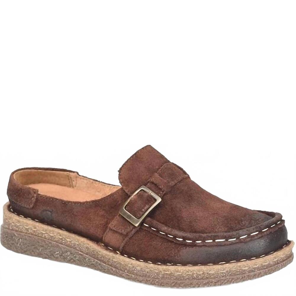 NEW BORN women's cory mule in dark brown